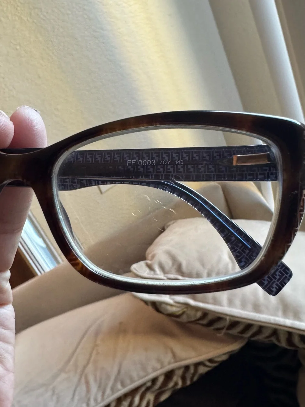 Authentic Fendi FF 0003 Designer Eyeglasses Frames